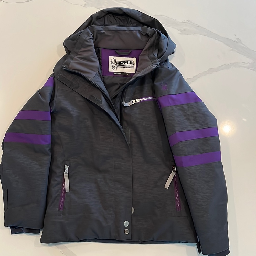 Girls Spyder ski coat